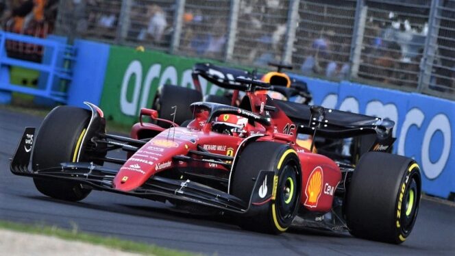  Pembalap tim Ferrari, Charles Leclerc menjuarai F1 Australia. (Foto: formula1.com).*