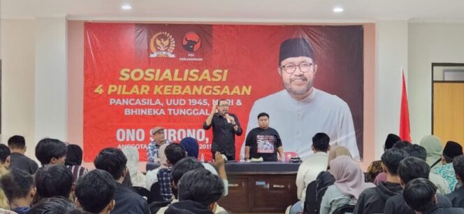  Sosialisasi 4 Pilar, Ono Surono Terima Mandat untuk Ganjar Pranowo